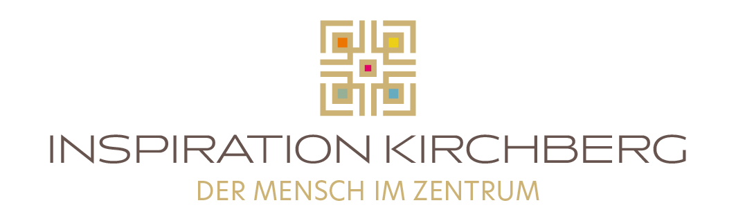 Wir sehen das Logo von Inspiration Kirchberg – Der Mensch im Zentrum.